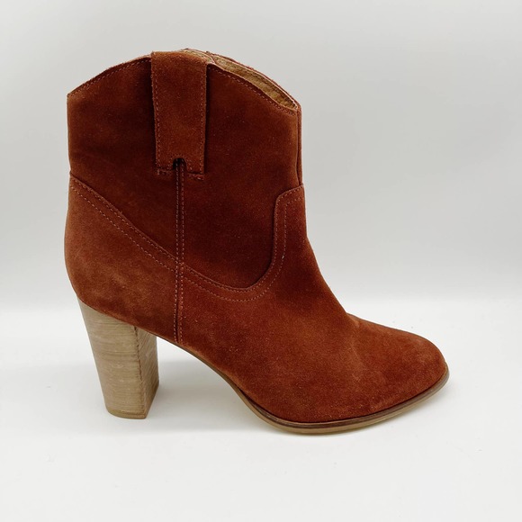 Anthropologie Shoes - Anthropologie Seychelles Suede Brown Leather Western Bohemian Boots Size 9